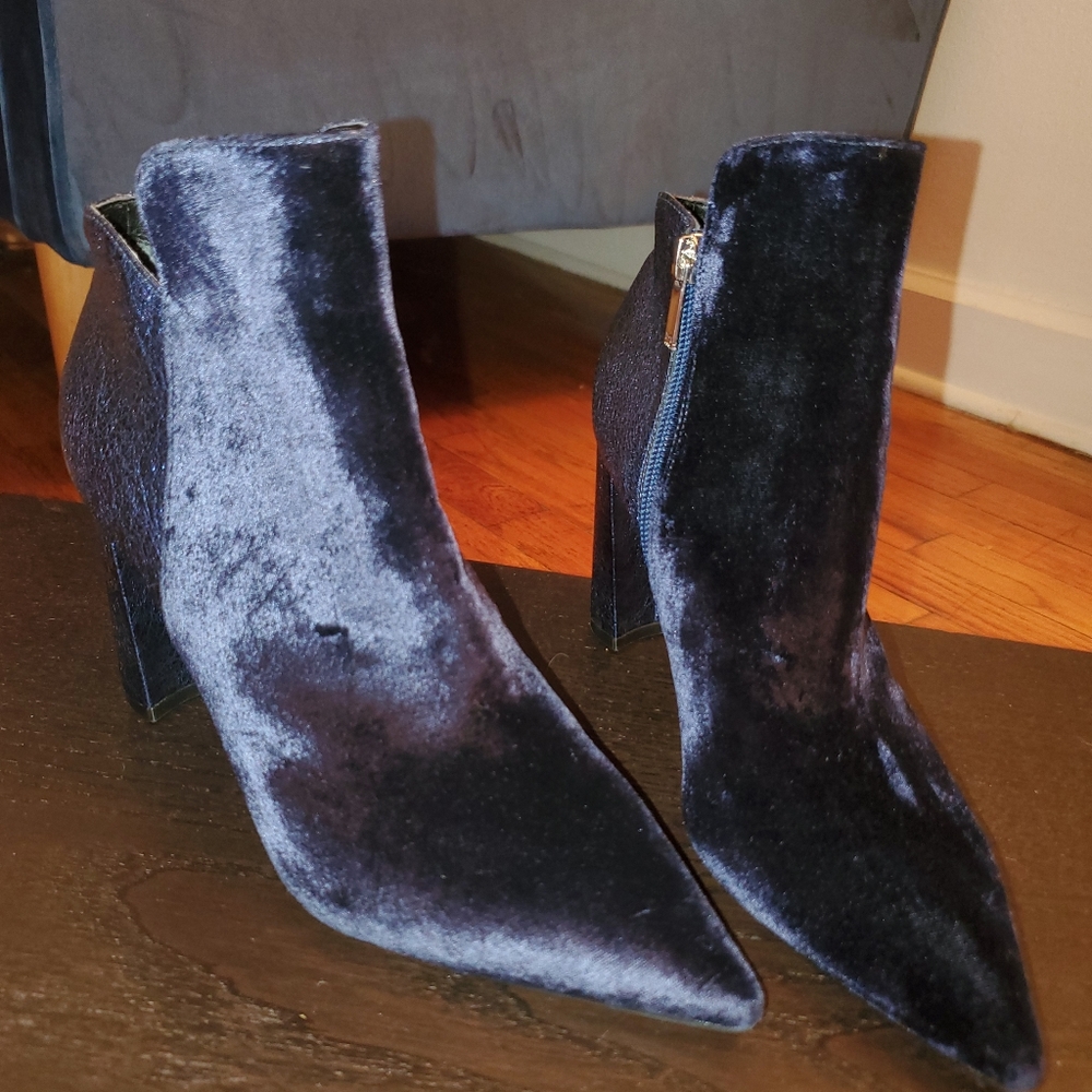 Marc Fisher Suede and Leather Booties